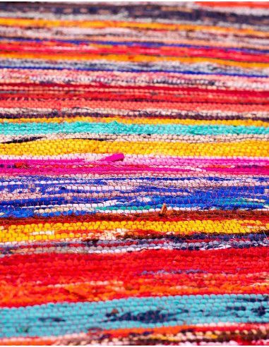 tapis-ethnique-fils tressés-couleurs-petits