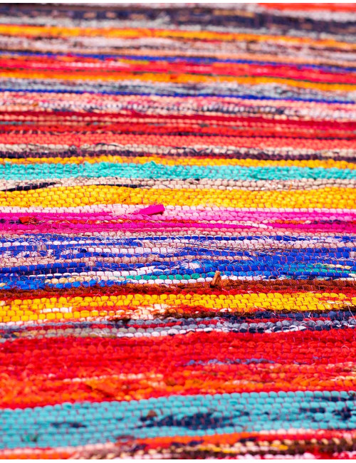 tapis-ethnique-fils tressés-couleurs-petits