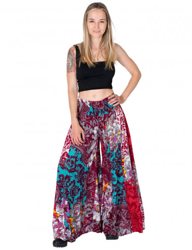 PA0615A - Bedruckte Palazo-Hose 2