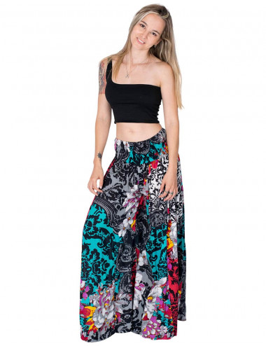 PA0615A - Bedruckte Palazo-Hose 2