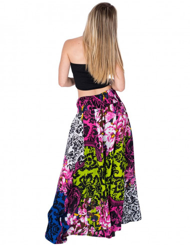 PA0615A - Pantalon Palazo Imprimé