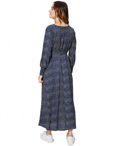 MCMAXI0046A - Vestido Wrap Azul