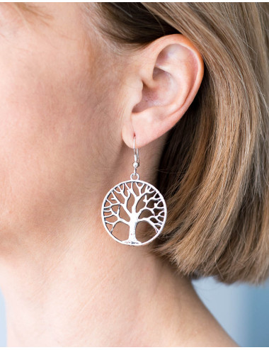 SPE0039 - Boucles d'oreilles arbre de vie 2