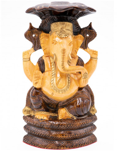 TST0148 - Bicolor Ganesha Statue