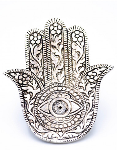 RAR1002 - Metal Hamsa Hand Incense Holder