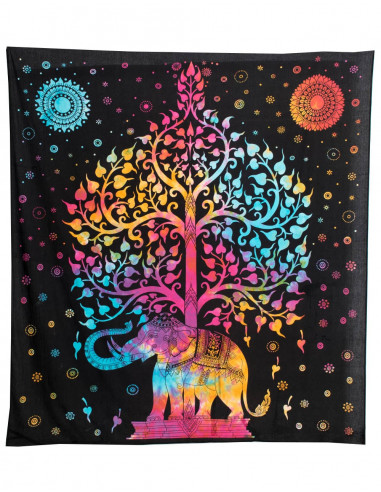 RBC0621 - Colcha de Elefante e Árvore