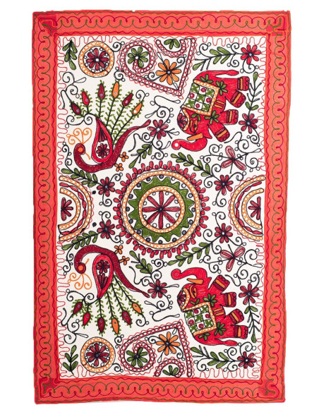 RTZ0302 - Tapisserie Brodée Rectangulaire Animaux