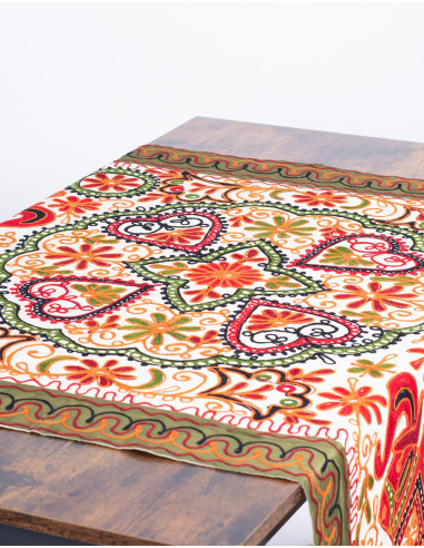 RTZ0302 – Rechteckiger bestickter Wandteppich...