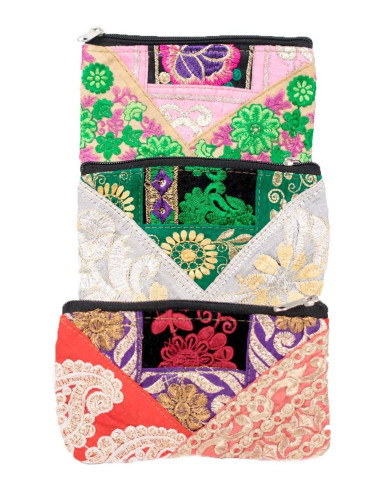 BMO0002C - Large handcrafted India Kimago purse