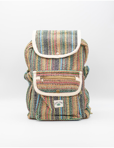 BMH0032C - Sac à dos Kimago Unique en chanvre :...