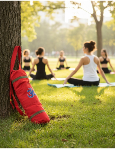 BYG0003 – Om Yogamatten-Tragetasche, indische...