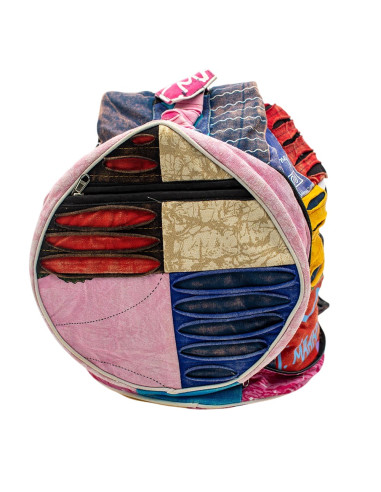BMH0026 - Sac à dos guitare patchwork bohème en...