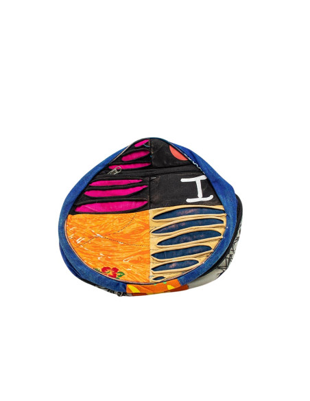 BMH0026 - Sac à dos guitare patchwork bohème en coton indien Kimago