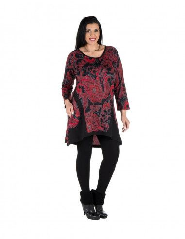 Dress-plus-size-fantasia-paisley-disuguale