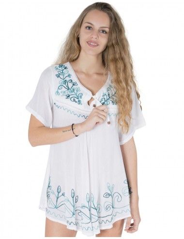 camiseta-amplia-mangas-bordada-blanca-marron 2